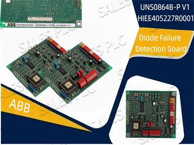How the ABB UNS0864B-P V1 Keeps Your DC Drive Alive—and Why You Should Care